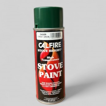 FOREST GREEN Calfire Stove Bright Aerosol High Temperature Stove Paint 